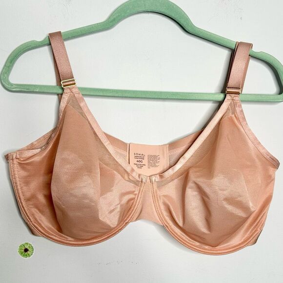 Soma Unbelievable Lift Perfect Coverage Underwire Bra Plus Size 40G NEW NWT - Picture 5 of 9